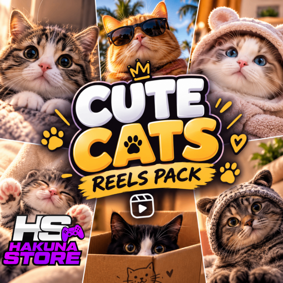 CUTE CATS PACK REELS